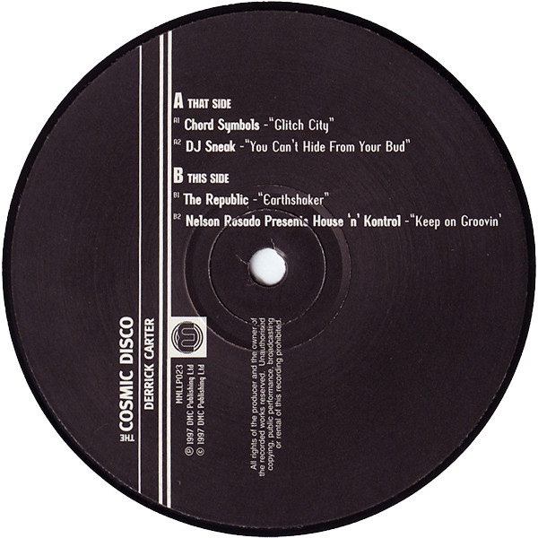 Derrick Carter - The Cosmic Disco | DMC Publishing Ltd. (MMLLP023) - 2