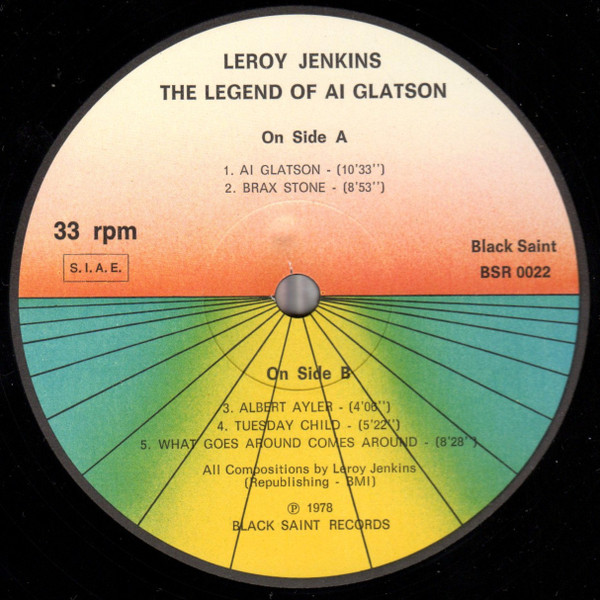 Leroy Jenkins - The Legend Of Ai Glatson | Black Saint (BSR 0022) - 4