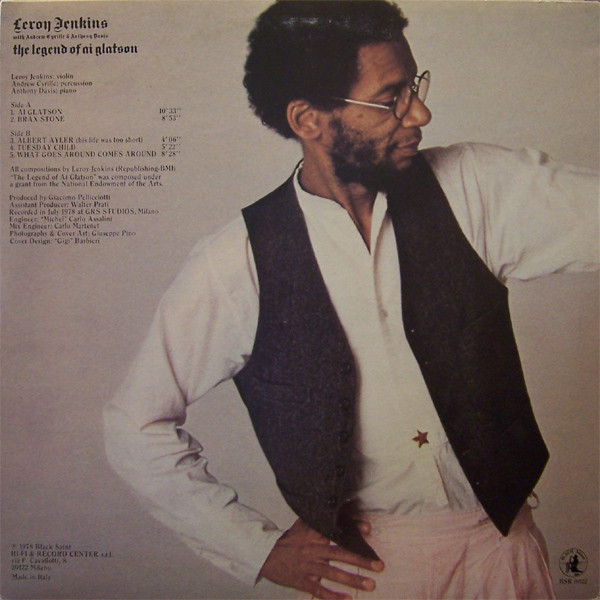 Leroy Jenkins - The Legend Of Ai Glatson | Black Saint (BSR 0022) - 2