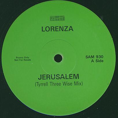 Lorenza - Jerusalem | ZTT (SAM  930)