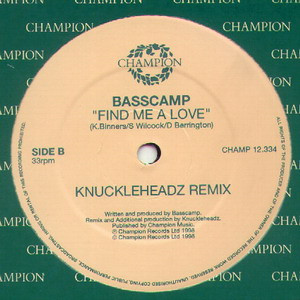 Basscamp - Find Me A Love | Champion (CHAMP 12.334) - 3