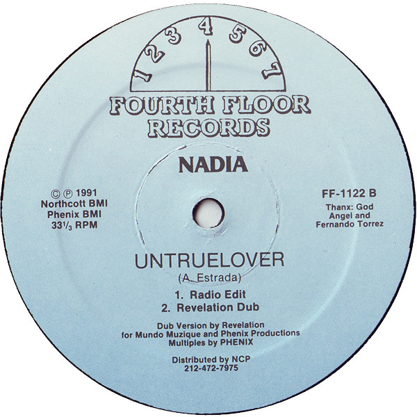 Nadia Zino - Untruelover | Fourth Floor Records (FF-1122) - 2