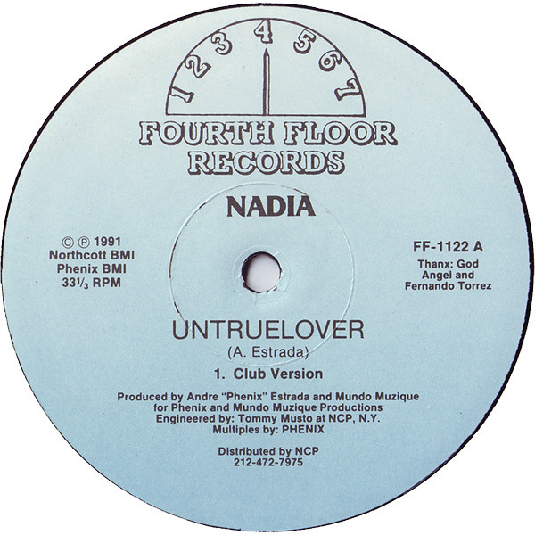Nadia Zino - Untruelover | Fourth Floor Records (FF-1122)