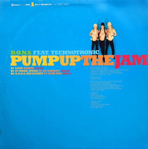 D.O.N.S. Feat. Technotronic - Pump Up The Jam | Kontor Records (Kontor023) - 2