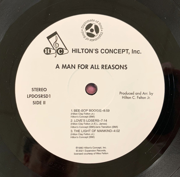 Hilton Felton - A Man For All Reasons | Hilton's Concept, Inc. (LPDOSRSD 1) - 4