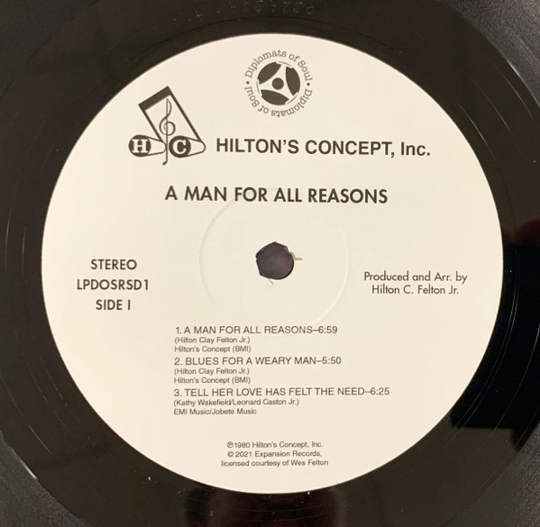 Hilton Felton - A Man For All Reasons | Hilton's Concept, Inc. (LPDOSRSD 1) - 3