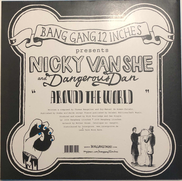 Nicky Van She And Dangerous Dan - Around The World | Bang Gang 12 Inches (bang001) - 2