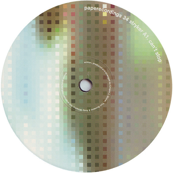 Stryker - Can't Stop / Eruption | Paper Recordings (PAP 034) - 3