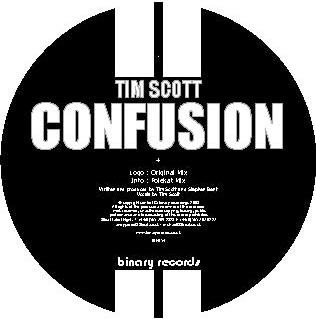 Tim Scott - Confusion | Binary Records (BIN014)