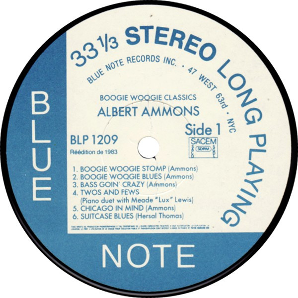Albert Ammons / Pete Johnson - Boogie Woogie Classics | Blue Note (BLP 1209) - 3