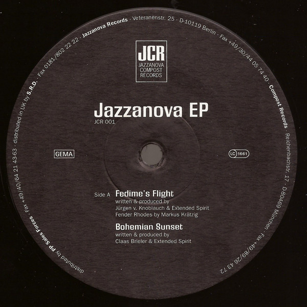 Jazzanova - Jazzanova EP | Jazzanova Compost Records (JCR) (JCR 001)