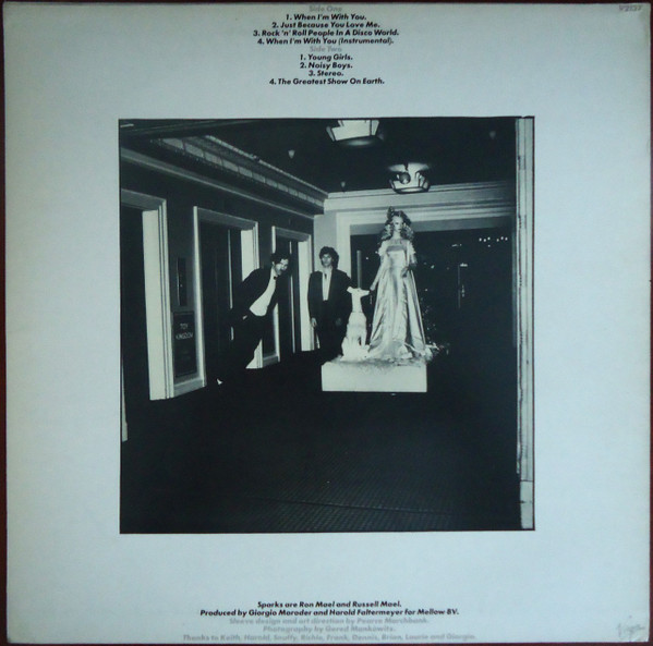 Sparks - Terminal Jive | Virgin (V2137) - 2 Sparks - Terminal Jive | Virgin (V2137) - 2