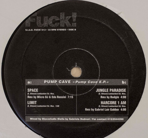 Pump Cave - Pump Cave E.P. | Fuck! Records (FUCK! 013)