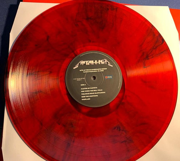Metallica - Live At The Hammersmith Odeon (London September 21, 1986) | Second Records (SRFM0011) - 2