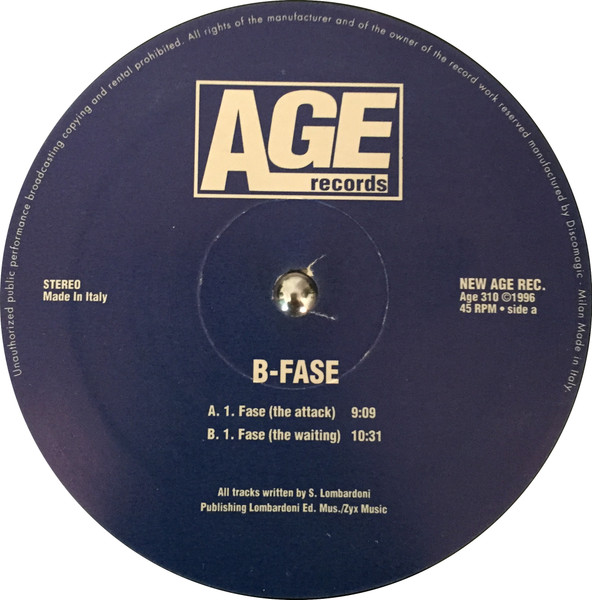 B-Fase - Fase | Age Records (AGE 310) B-Fase - Fase | Age Records (AGE 310)