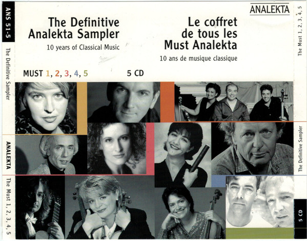 Various - Le Coffret De Tous Les Must Analekta : 10 Ans De Musique Classique=The Definitive Analekta Sampler : 10 Years Of Classical Music | Analekta (ANS 51-5)