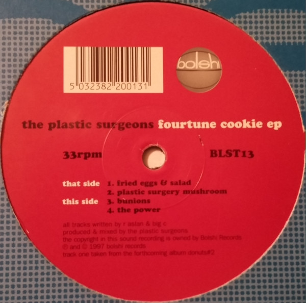 Plastic Surgeons - Fourtune Cookie EP | Bolshi Records (BLST13)