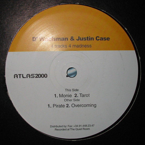 D'Wachman & Justin Case - 4 Tracks 4 Madness | Atlas (AT001) - main