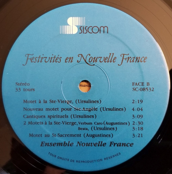 Ensemble Nouvelle France - Festivités En Nouvelle France | Siscom (SC-08532) - 4 Ensemble Nouvelle France - Festivités En Nouvelle France | Siscom (SC-08532) - 4