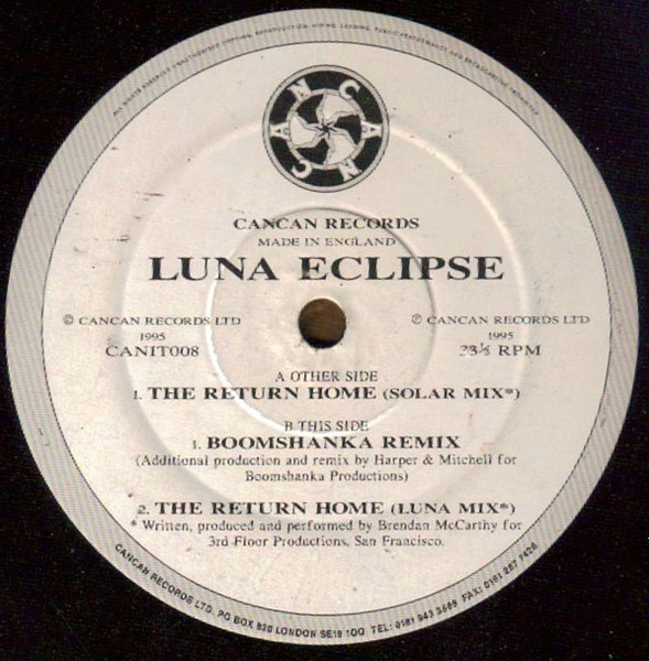 Luna Eclipse - The Return Home | Cancan (CANIT008) Luna Eclipse - The Return Home | Cancan (CANIT008)