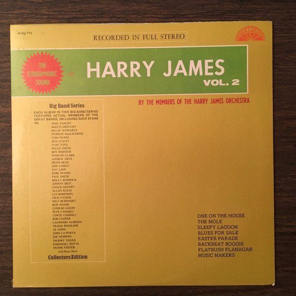 Harry James And His Orchestra - The Stereophonic Sound Of Harry James Vol. 2 | Bright Orange (X-BO-715) - 2 Harry James And His Orchestra - The Stereophonic Sound Of Harry James Vol. 2 | Bright Orange (X-BO-715) - 2