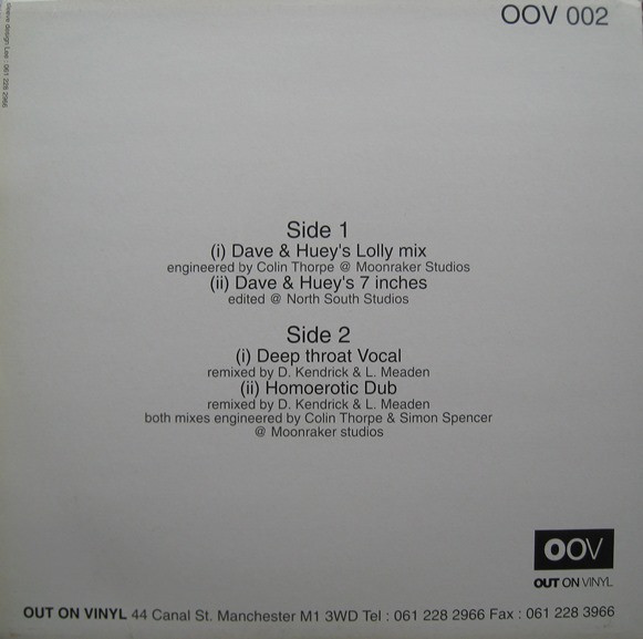 The Coming Out Crew - Free, Gay & Happy | Out On Vinyl (OOV 002) - 2