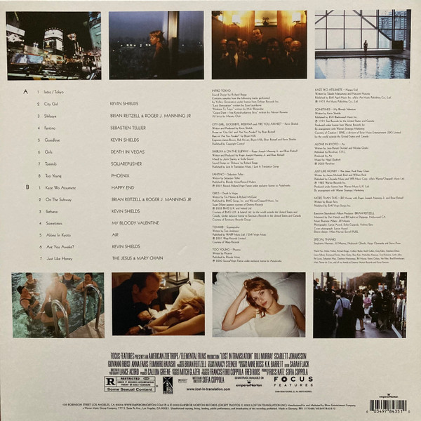 Various - Lost In Translation (Music From The Motion Picture Soundtrack) | Emperor Norton (603497843510) - main Various - Lost In Translation (Music From The Motion Picture Soundtrack) | Emperor Norton (603497843510) - main