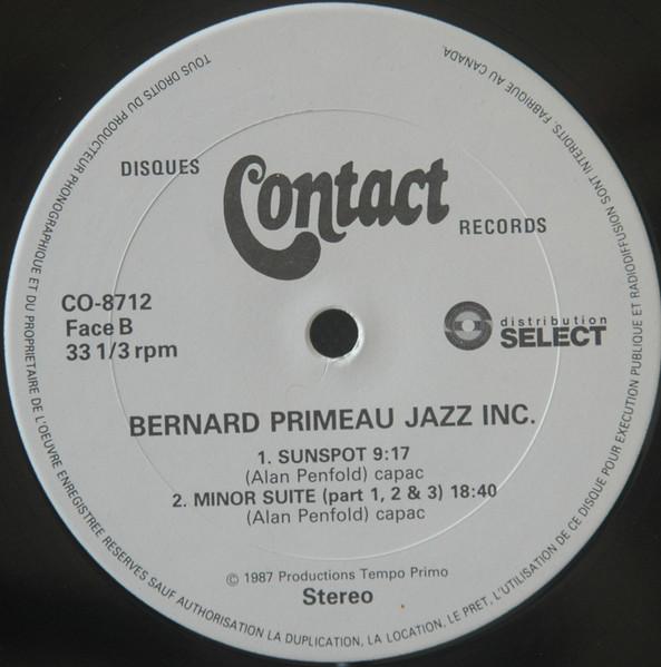 Bernard Primeau Jazz Inc. - Perspective | Contact (CO8712) - 4