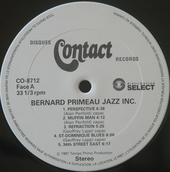 Bernard Primeau Jazz Inc. - Perspective | Contact (CO8712) - 3