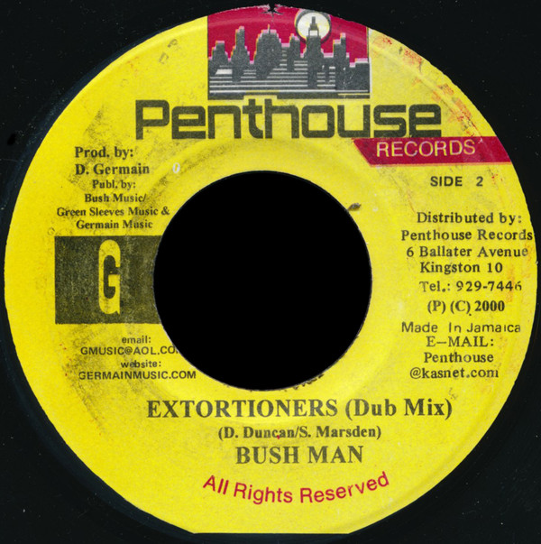 Bushman - Extortioners | Penthouse Records (none)