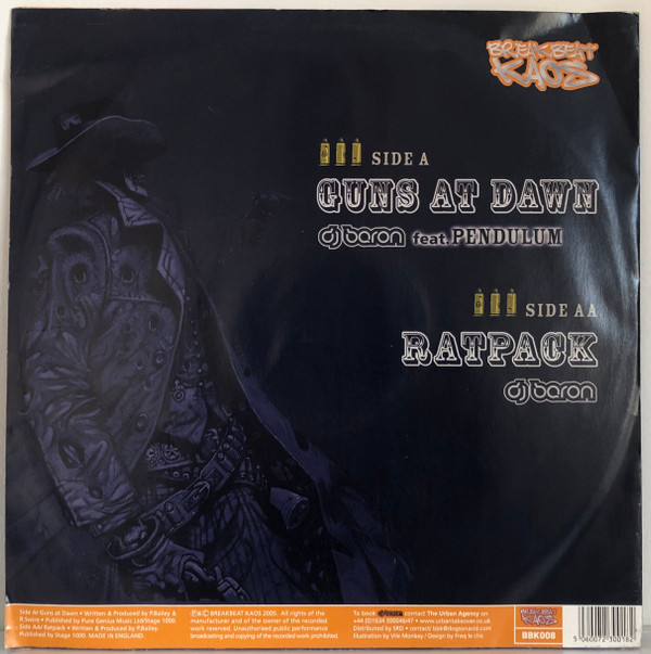 Baron Feat. Pendulum - Guns At Dawn / Ratpack | Breakbeat Kaos (BBK008) - 2