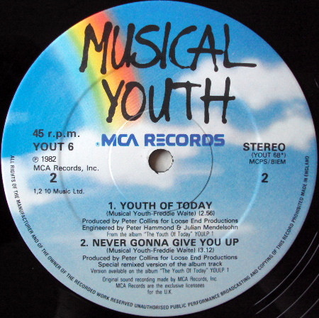 Musical Youth - 007 | MCA Records (YOUT 6) - 4