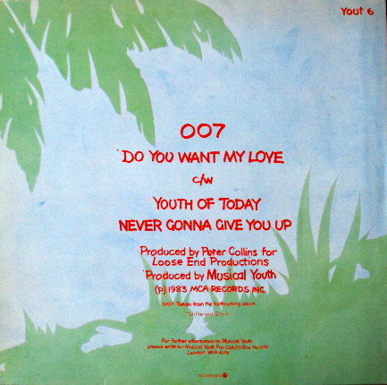 Musical Youth - 007 | MCA Records (YOUT 6) - 2