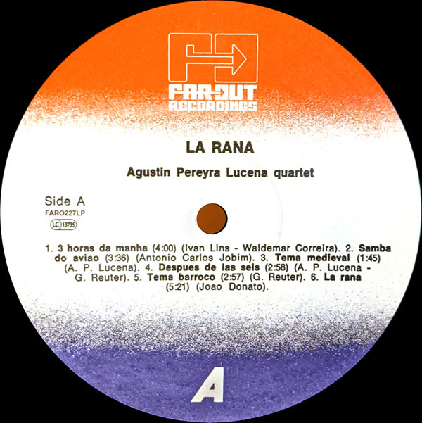 Agustin Pereyra Lucena Quartet - La Rana | Far Out Recordings (FARO227LP) - 2