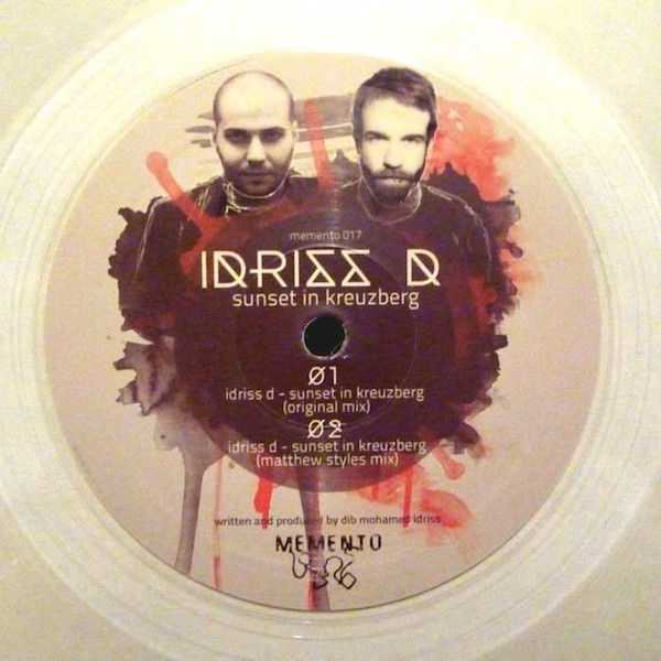 Idriss D -  Sunset In Kreuzberg | Memento Records (memento 017)