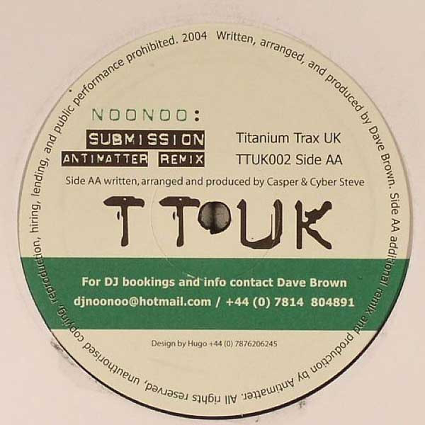 NooNoo - Submission | Titanium Trax UK (TTUK 002)