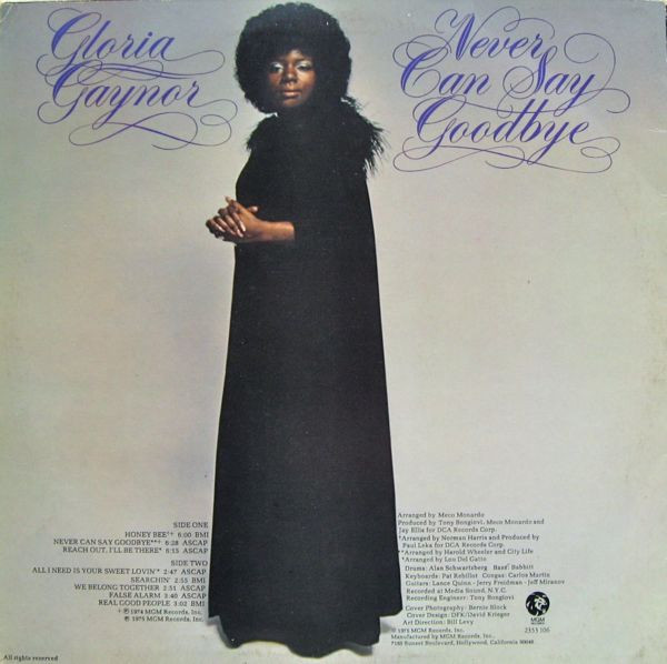 Gloria Gaynor - Never Can Say Goodbye | MGM Records (2353 106) - 2