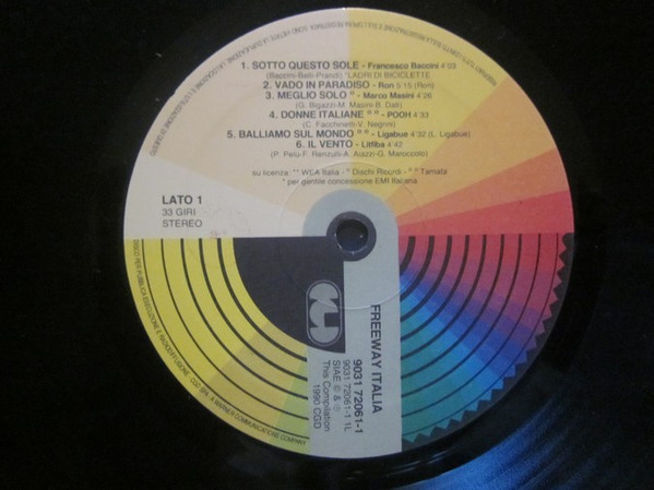 Various - Freeway Italia | CGD (9031 72061-1) Various - Freeway Italia | CGD (9031 72061-1)