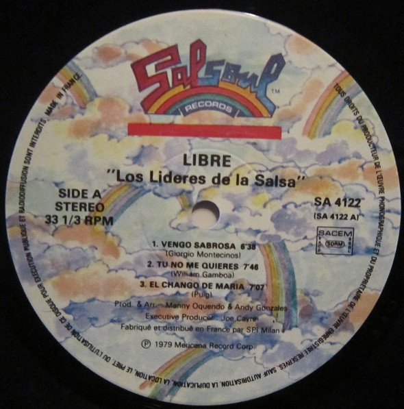Libre - Los Lideres De La Salsa | Salsoul Records (Salsoul - Salsa SAL 4122) - 3
