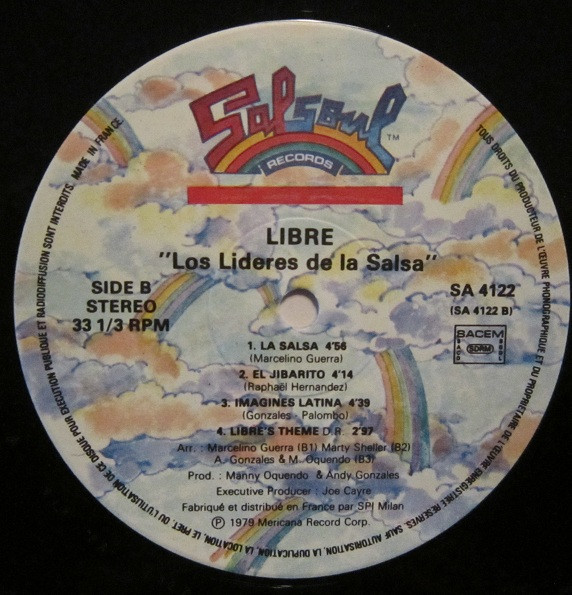 Libre - Los Lideres De La Salsa | Salsoul Records (Salsoul - Salsa SAL 4122) - 4