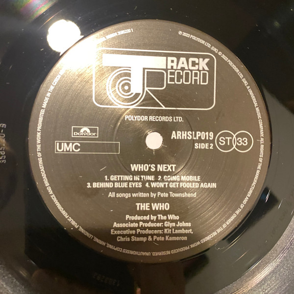 The Who - Who's Next | Polydor (ARHSLP019) - 4