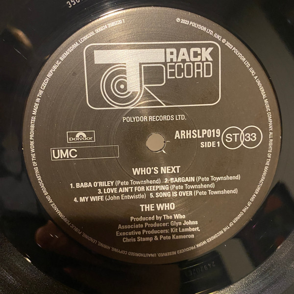 The Who - Who's Next | Polydor (ARHSLP019) - 3