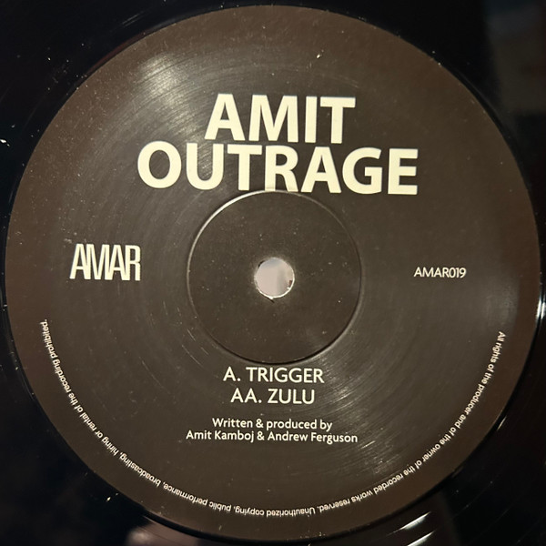Amit / Outrage - Trigger / Zulu | Amar (AMAR019) - main