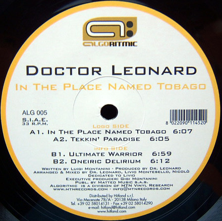 Doctor Leonard - In The Place Named Tobago | Algoritmic (ALG 005)