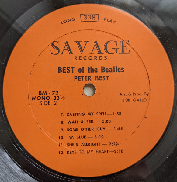 Pete Best - Best Of The Beatles | Savage (BM-71) - 4
