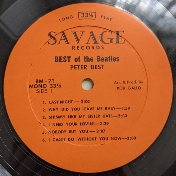 Pete Best - Best Of The Beatles | Savage (BM-71) - 3