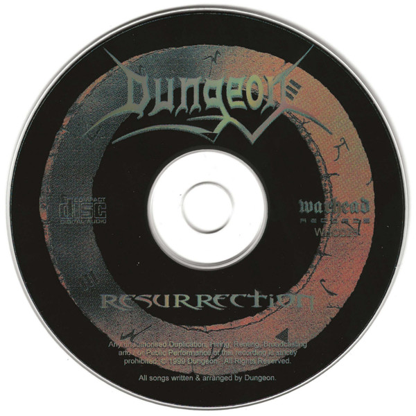 Dungeon - Resurrection CD | Warhead Records (WHCD25) - 3 Dungeon - Resurrection CD | Warhead Records (WHCD25) - 3