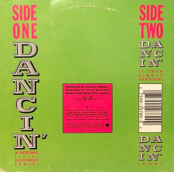 Kid Creole And The Coconuts - Dancin' | Sire (0-20789)