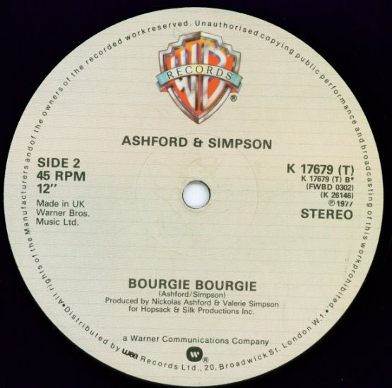 Ashford & Simpson - Love Don't Make It Right / Bourgie Bourgie | Warner Bros. Records (K 17679 (T)) Ashford & Simpson - Love Don't Make It Right / Bourgie Bourgie | Warner Bros. Records (K 17679 (T))