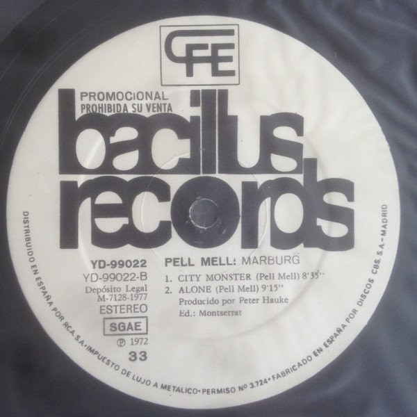 Pell Mell - Marburg | Bacillus Records (YD-99022) - 3